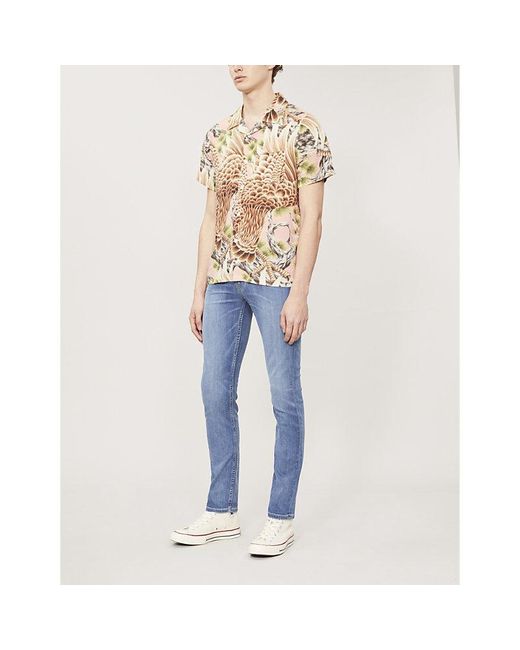PAIGE Blue Lennox Slim-Fit Jeans for men