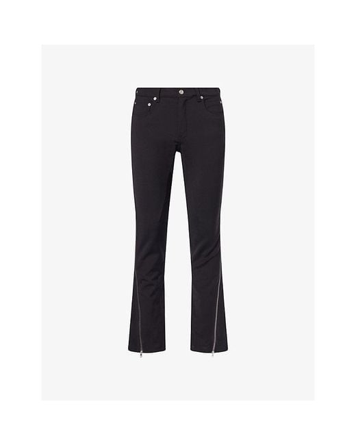 Rick Owens Blue Vega Zip-Trim Slim Jeans for men