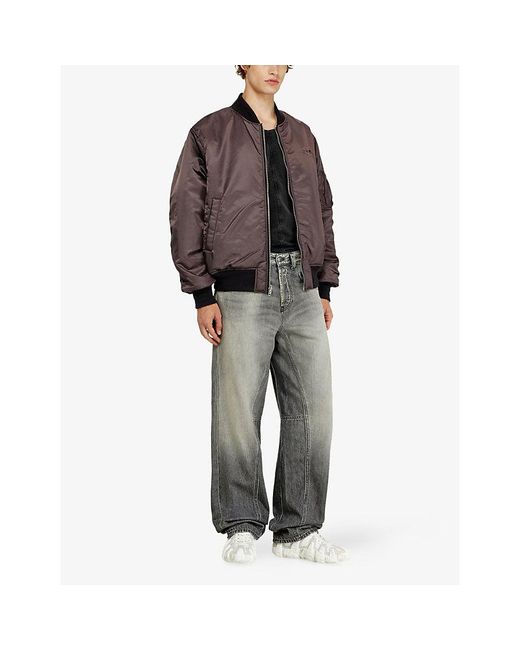 DIESEL Gray 2001 D-Macro Relaxed-Fit Denim Jeans for men