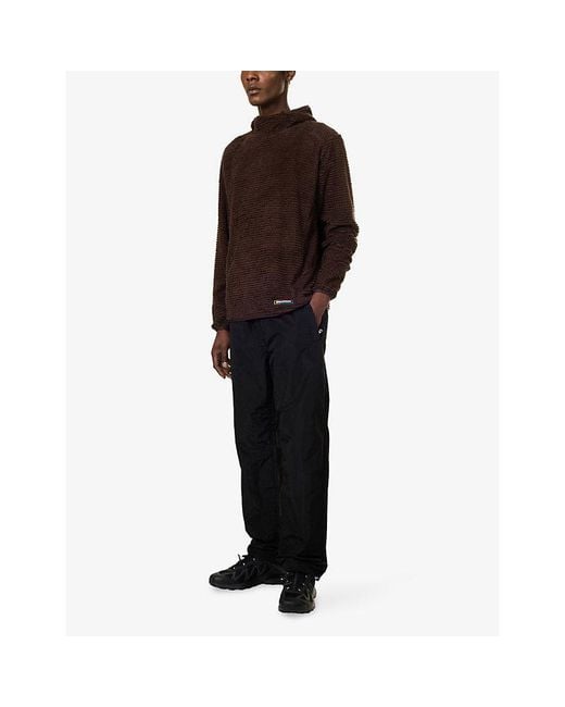 Salomon Brown Thernova Hooded Fleece Jumper for men