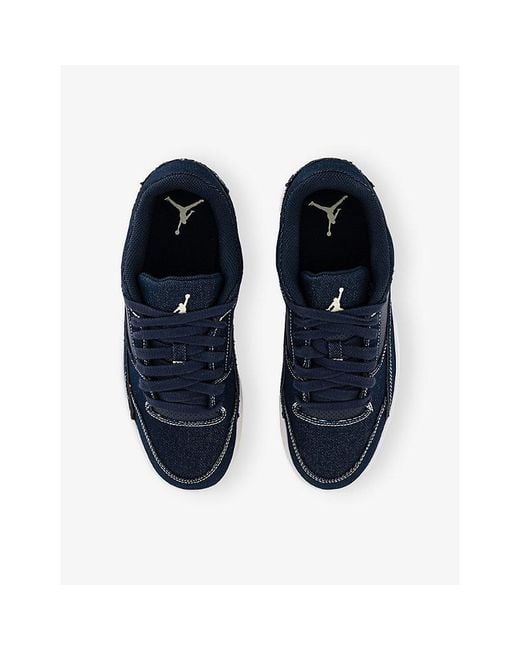 Nike Blue Flight Court Suede Trainers
