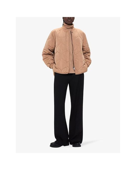 Whistles Natural Turtleneck Relaxed-Fit Cashmere Jumper
