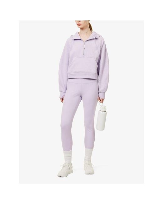 lululemon athletica Purple Scuba Oversized-fit Cotton-blend Hoody