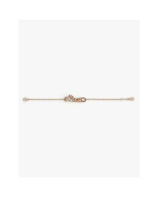 Cartier Metallic Panthère De 18Ct Rose- Tsavorite Garnet And 0.07Ct Diamond Bracelet