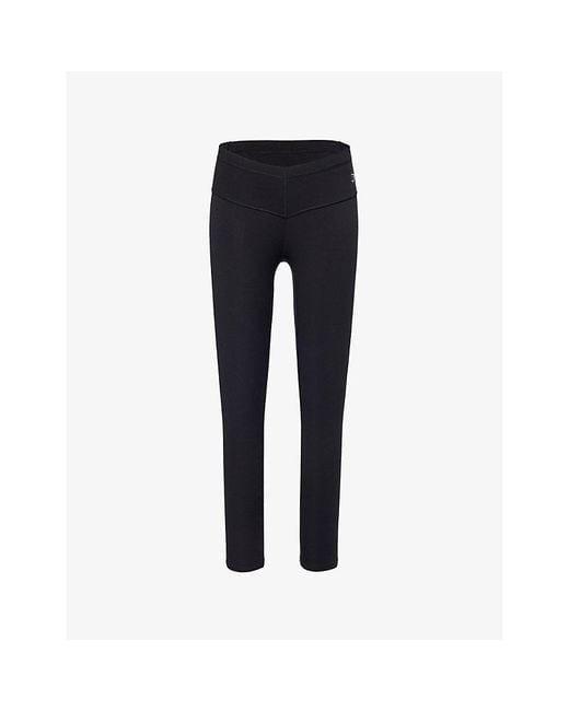 GYMSHARK Blue Everyday V-Waist Stretch-Jersey Leggings