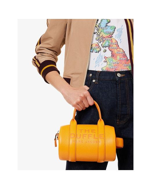Marc Jacobs Yellow The Mini Leather Duffle