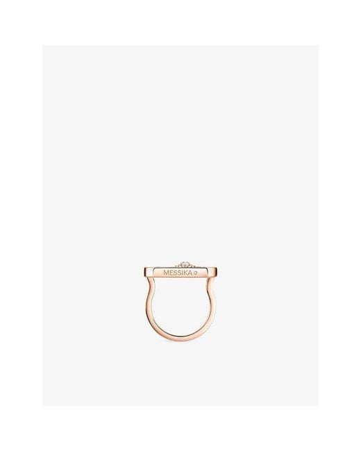 Messika Metallic So Move 18Ct And 0.1Ct Diamond Ring