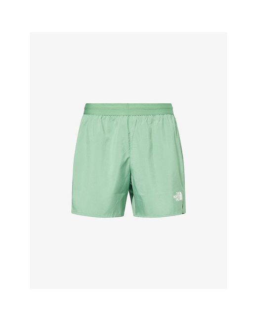 The North Face Green Lightbright 5In Shell Shorts for men
