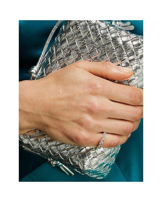Suzanne Kalan White Icon 18Ct- 0.27Ct Brilliant-Cut Diamond And 0.54Ct Baguette Diamond Eternity Ring