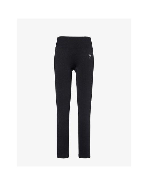 GYMSHARK Blue Lift Contour High-Rise Stretch-Woven Leggings