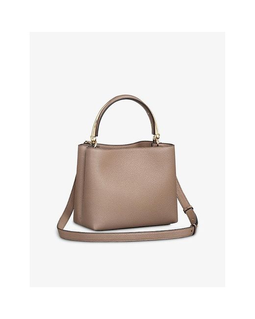 Cartier Natural Panthère De Small Leather Top-Handle Bag