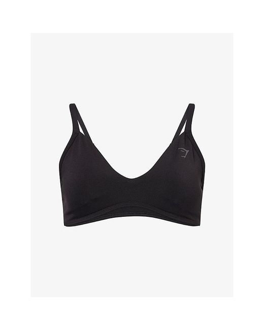 GYMSHARK Black Soft Sculpt Sports Bra
