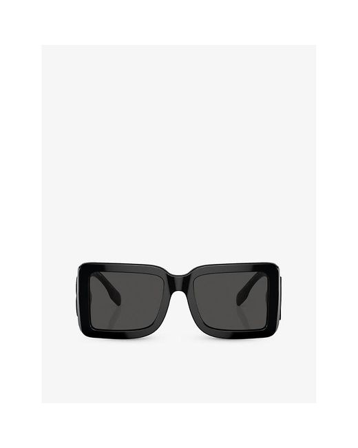 Burberry Black Be4406u Square-frame Acetate Sunglasses