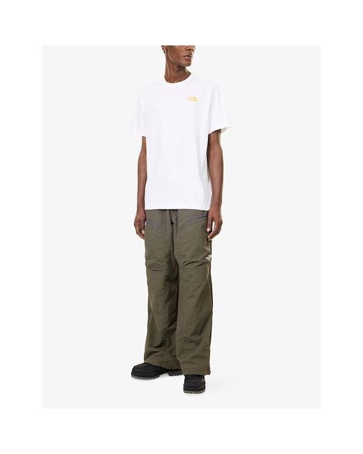 The North Face Green Belted Straight-Leg Soft-Shell Trousers for men