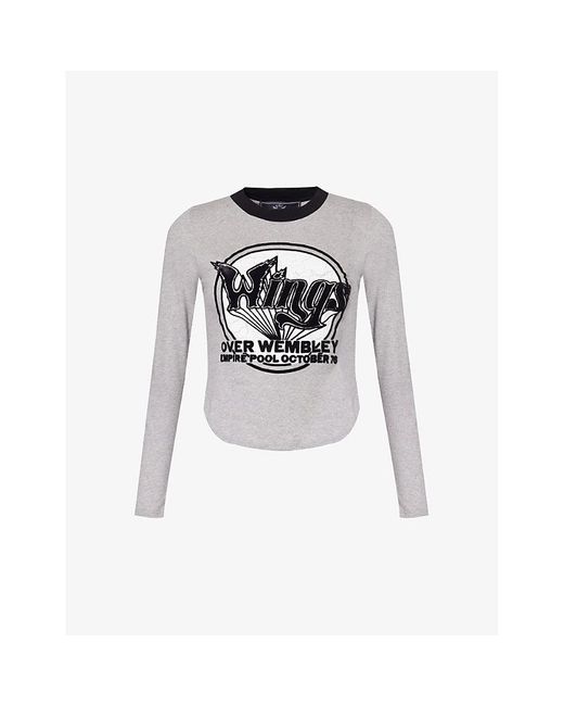 Stella McCartney White Wings Baby Graphic-pattern Cotton-jersey T-shirt