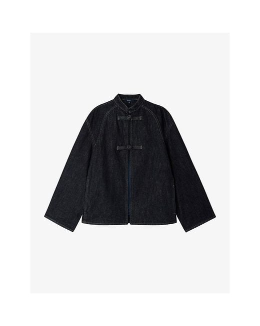 Soeur Blue Iliana Relaxed-Fit Denim Jacket