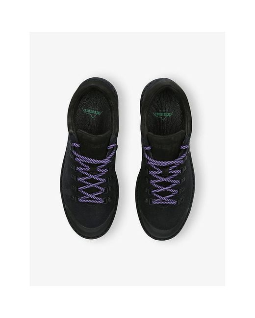 Diemme Black Cornaro Gomma Low-Top Suede Boots for men