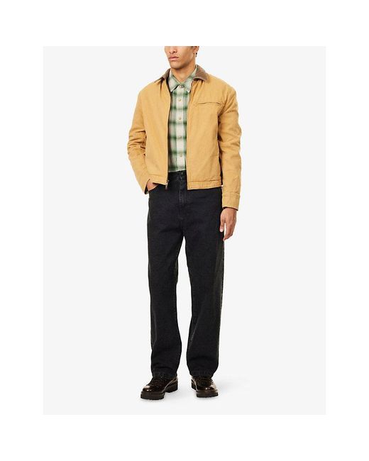 Carhartt Black Landon Robertson Wide-Leg Denim Jeans for men