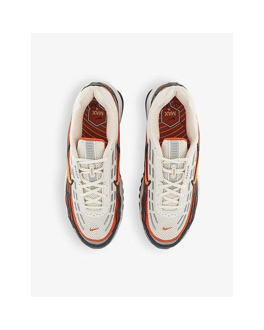 Nike White Air Max Mesh And Leather Low-Top Trainers for men