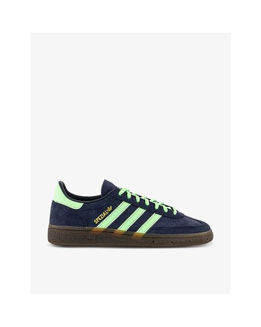 Adidas Campus Suede 3-Stripe Lace-Up Sneaker, Green | Neiman Marcus