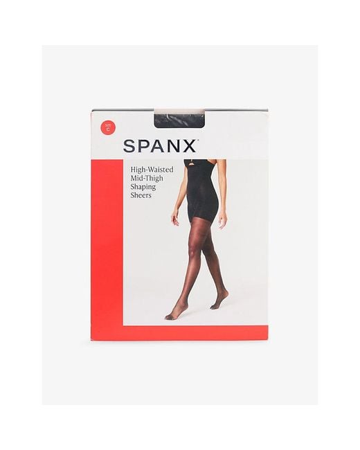 Spanx Red Shape High-Rise Sheer Tights
