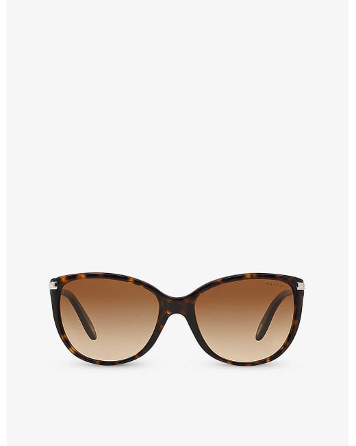 Ralph Lauren Brown Ra5160 Square-frame Tortoiseshell Acetate Sunglasses