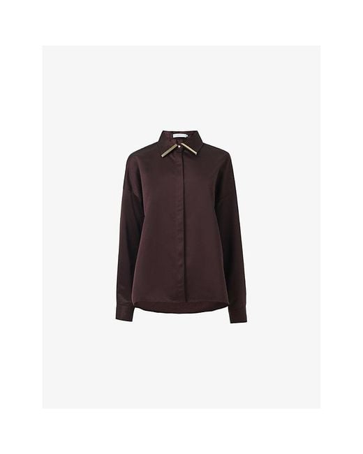 eem Purple Long-Sleeve Woven Shirt