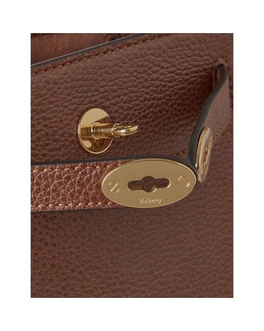 Mulberry Brown Islington Mini Leather Bucket Bag