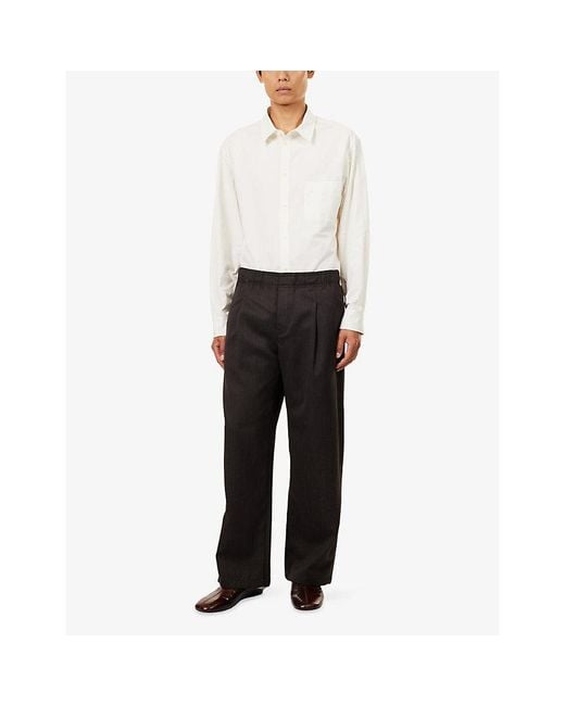 The Row White Perlo Cotton Shirt for men