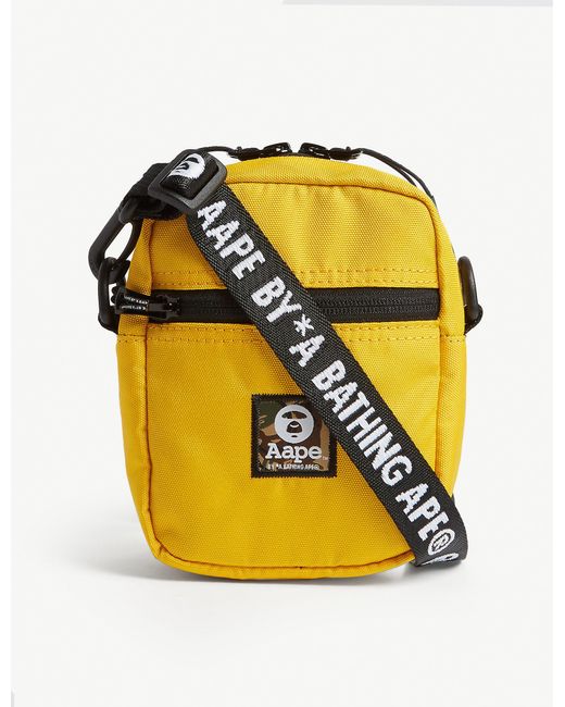 Aape Yellow Crossbody Bag for men