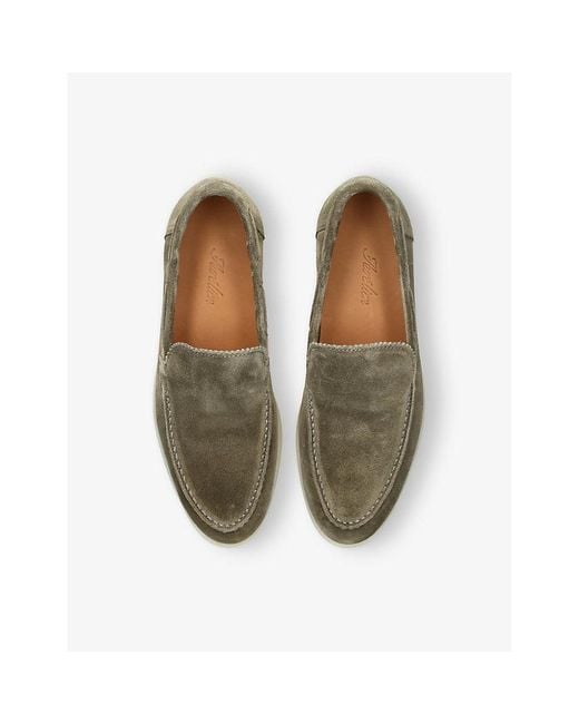 Aurélien Green Yacht Suede Loafers
