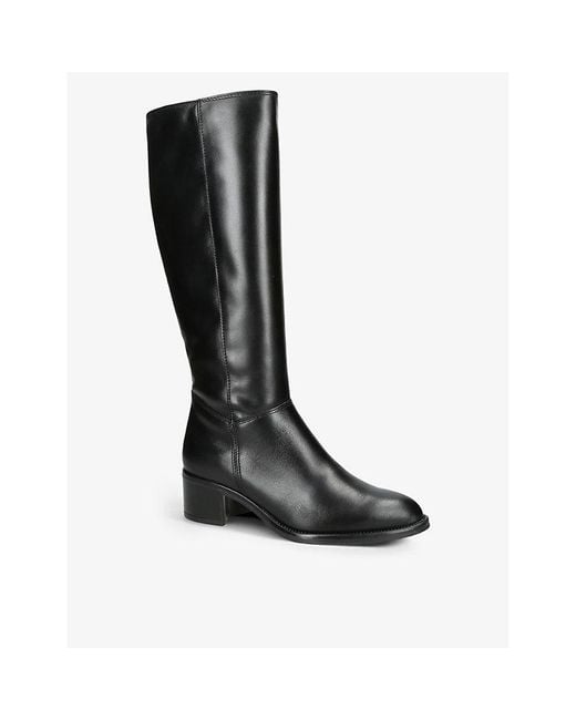Carvela black top chelsea boots