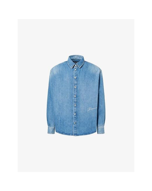Jacquemus Blue La Chemise De-Nîmes Simon Denim Shirt for men