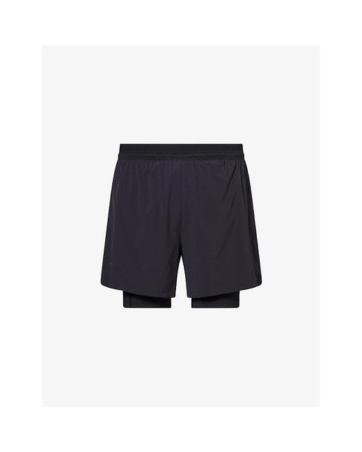 On Shoes Blue Performance 5' Stretch-Woven Shorts for men