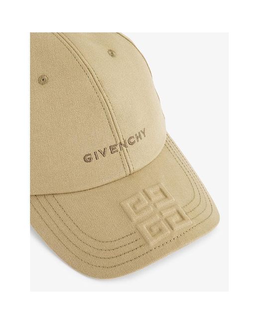 Givenchy Natural 4g Logo-embossed Stretch-cotton Baseball Cap for men