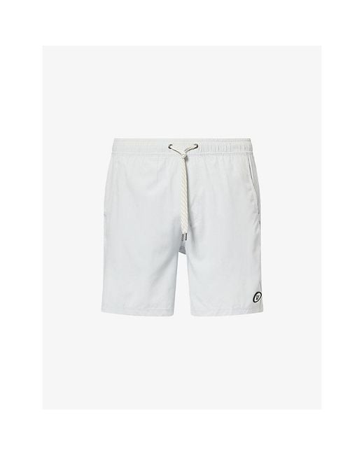 vuori White Elevate Kore 7' Lined Stretch-Woven Shorts for men
