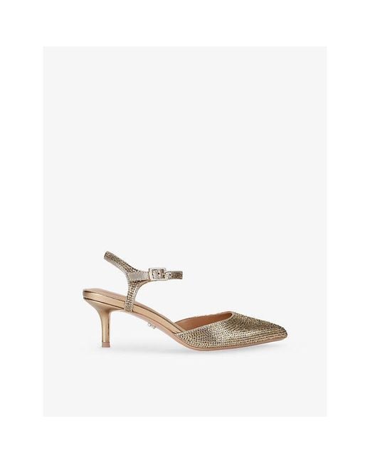 Carvela Kurt Geiger White Sofia Woven Courts