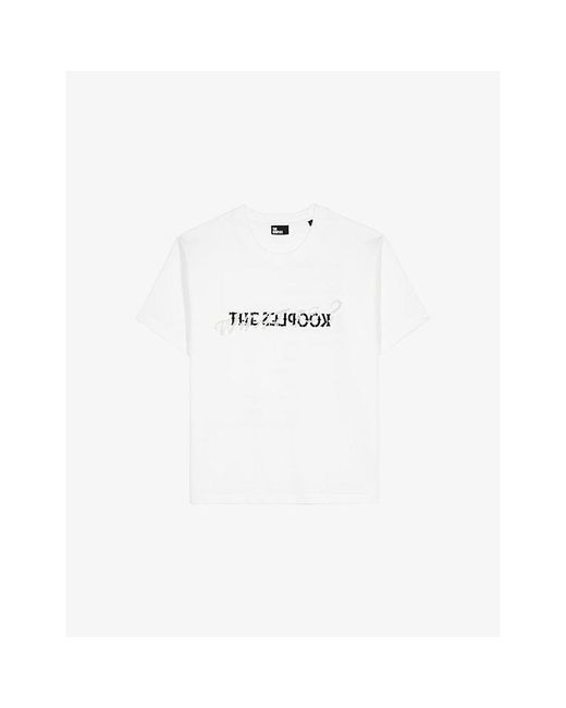 The Kooples White What Is Bead-Embellished Cotton-Jersey T-Shirt