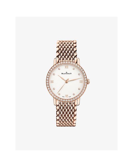 Blancpain Metallic Villeret Ultraplate- Automatic Watch 29.2Mm for men