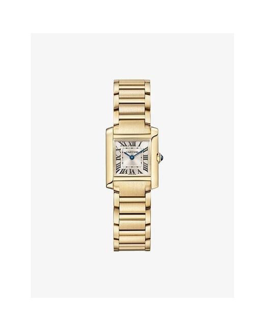 Cartier Metallic Crwgta0114 Tank Française Small 18Ct- Quartz Watch