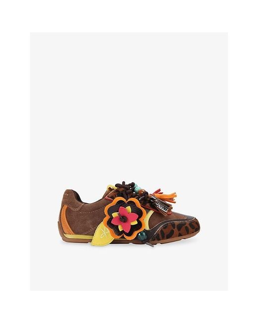 KG by Kurt Geiger Multicolor Lennon Suede Trainers