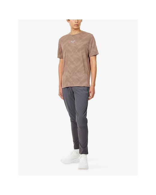 Castore Brown Apex Engineered Short-Sleeve T-Shirt for men