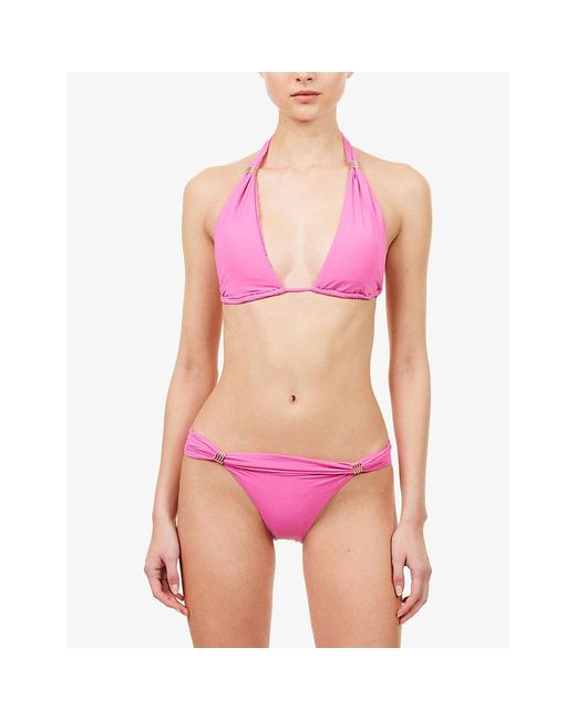 Melissa Odabash Pink Grenada Bikini Top