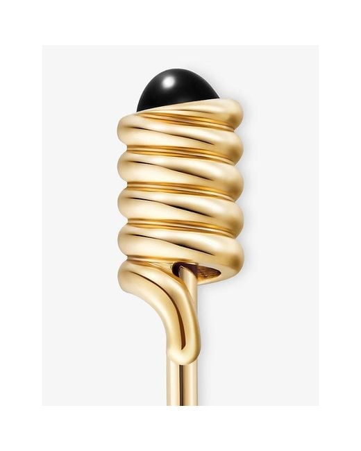 Cartier Metallic 18Ct- Onyx Tie Pin for men