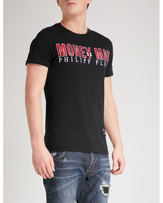 Philipp Plein Money Man Cotton-jersey T 