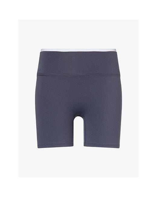 ADANOLA Blue Ultimate Double-Layered Workout Shorts
