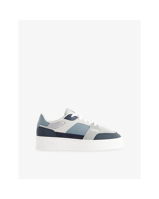 Arne Blue Arena 2.0 Leather Trainers for men