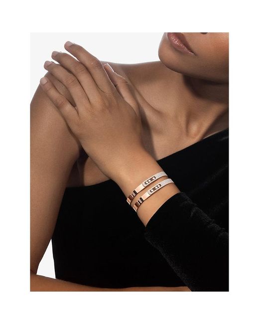 Messika Pink Move Noa 18Ct Rose- And 0.95Ct Diamond Bangle