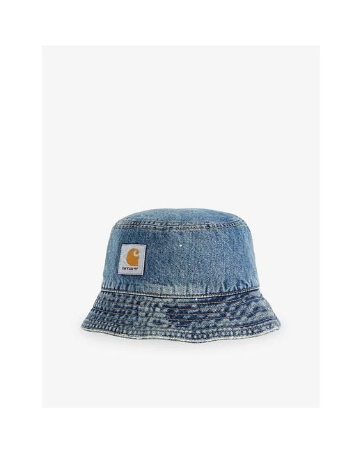 Carhartt Blue Belmar Cotton Bucket Hat for men