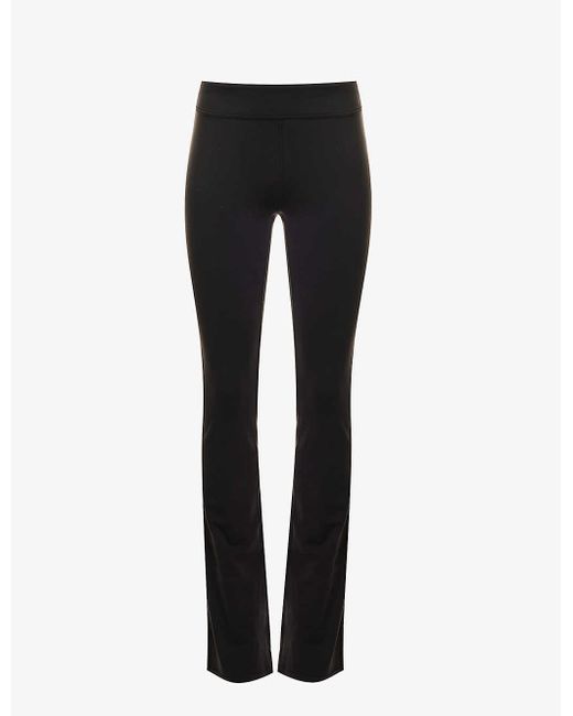 Alo Yoga Airbrush Flaredleg Lowrise Stretchwoven legging in Black